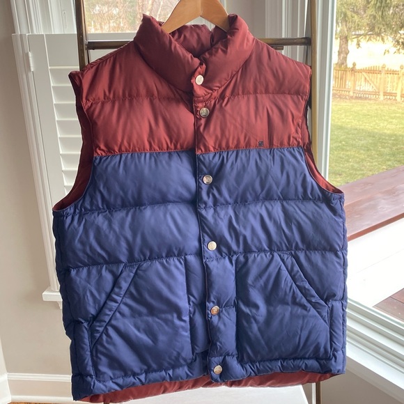 CH Carolina Herrera Reversible Quilted Nylon Down Vest Sz Medium - Picture 8 of 11